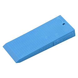 Wig 75x30x10mm Blauw [68st.]